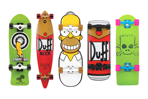 THE SIMPSONS SANTA CRUZ CRUZERS