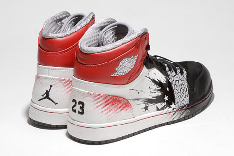 AIR JORDAN 1 RETRO DAVE WHITE WINGS OF THE FUTURE 3