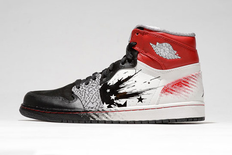 AIR JORDAN 1 RETRO DAVE WHITE WINGS OF THE FUTURE 7