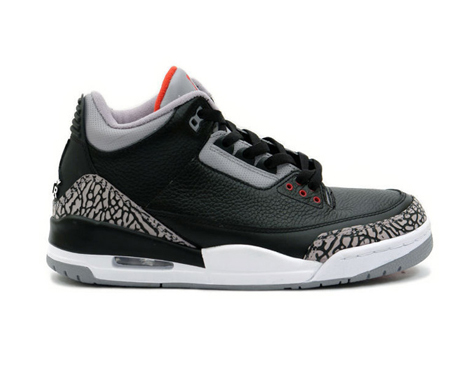 AIR JORDAN RETRO III BLACK CEMENT 1