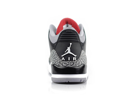 AIR JORDAN RETRO III BLACK CEMENT 2