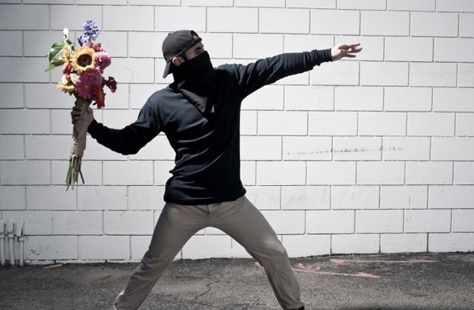 YOU ARE NOT BANKSY FLOWER 1