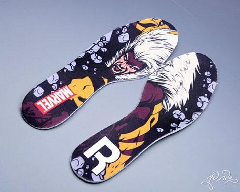 Zapatillas De Estar Por Casa Marvel Negro