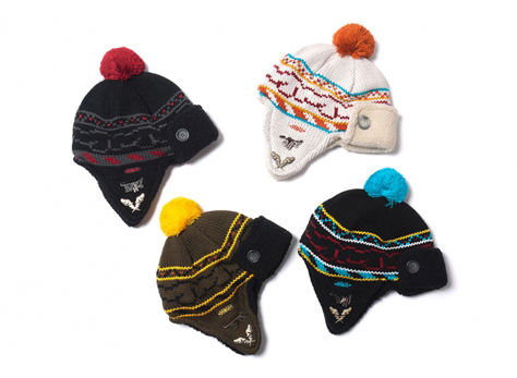 DFACE KANGOL EARLAP JACQUARD