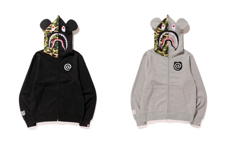 bearbrick bape hoodie